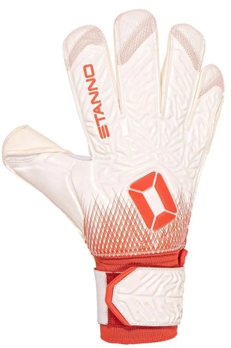 Stanno Ultimate Grip JR III Keepershandschoenen - Maat 6 - Wit/Rood