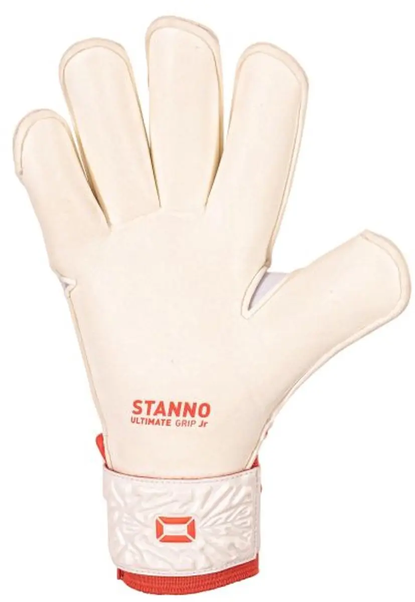 Stanno Ultimate Grip JR III Keepershandschoenen - Maat 6 - Wit/Rood