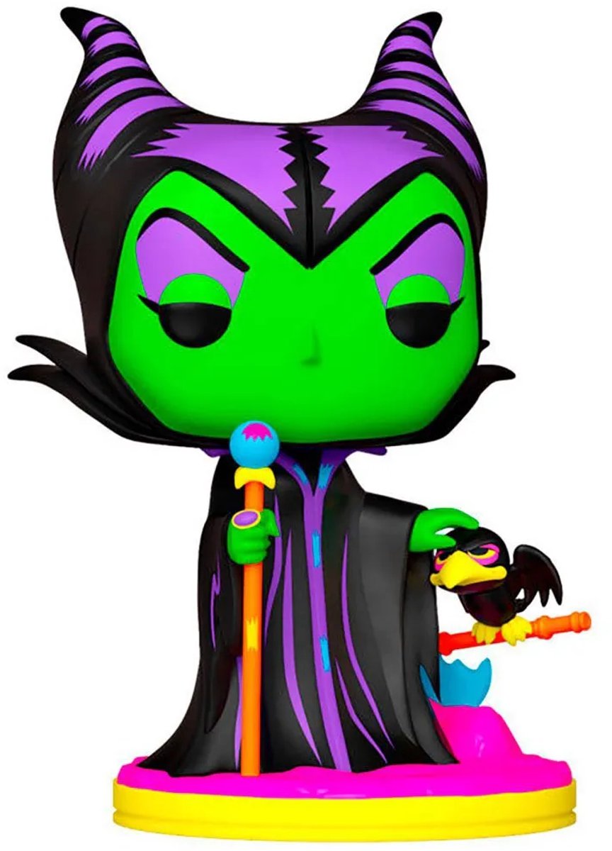 Funko Cinderella Verzamelfiguur Disney Villains POP! Maleficent Blacklight 9 cm Multicolours