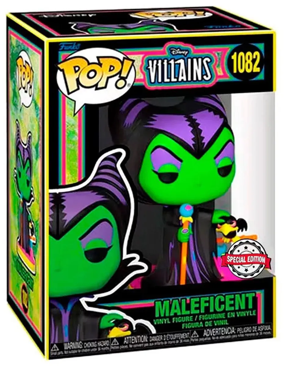 Disney Funko POP! Maleficent Blacklight Verzamelfiguur - 9cm - Multicolours - afbeelding 6 van 6