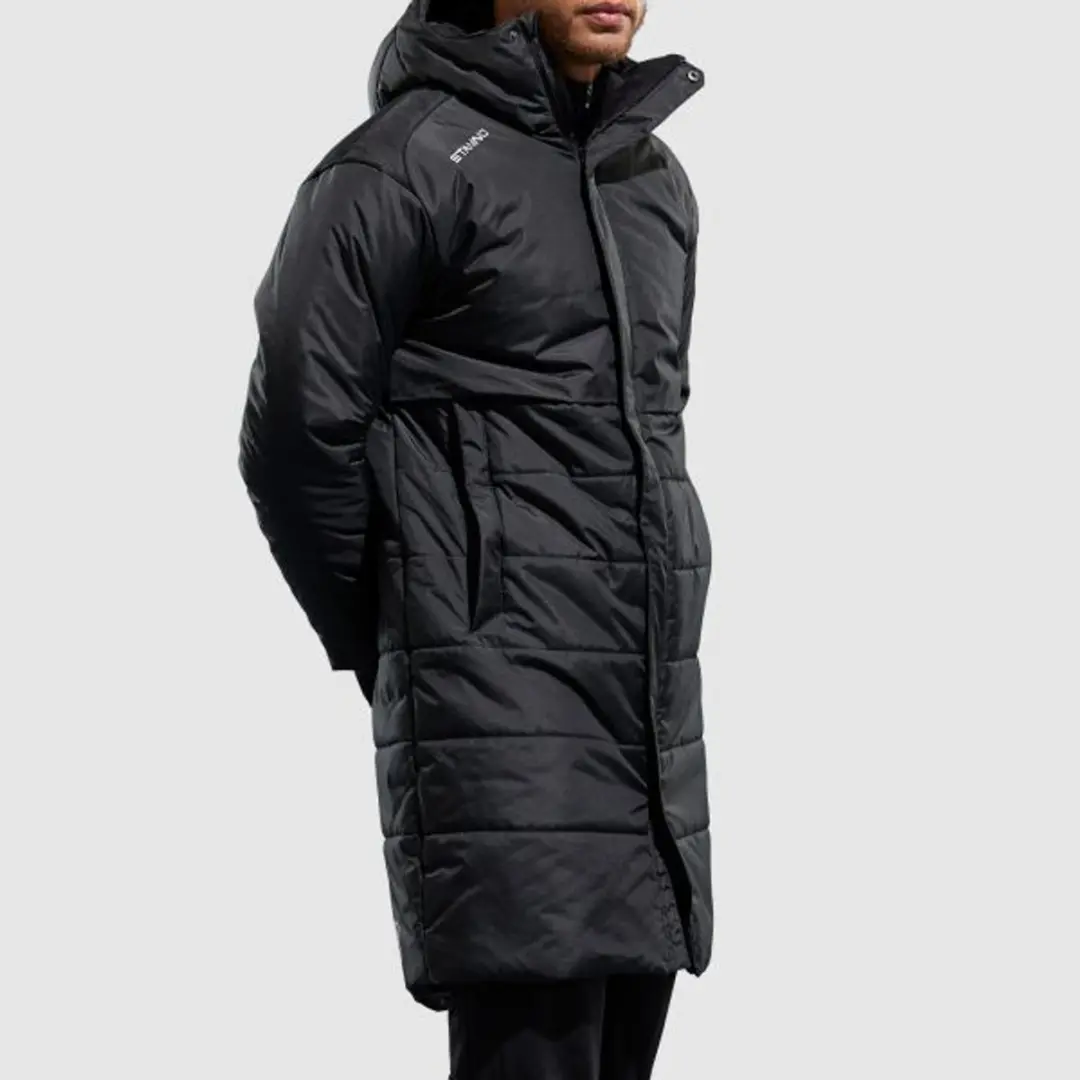 Stanno Prime Long Coach Jas XL - Zwart