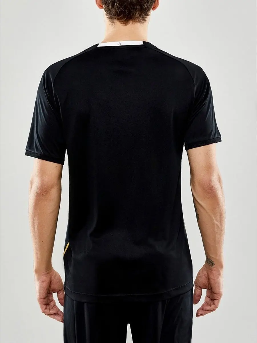 Craft Progress 2.0 Stripe Shirt Heren - Geel/Zwart XL