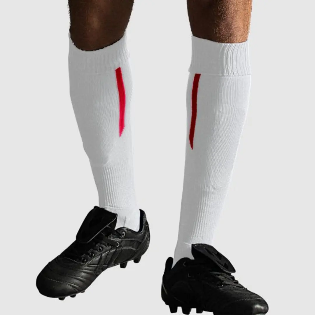 Stanno Forza II Voetbalsokken 30-34 - Wit/Rood
