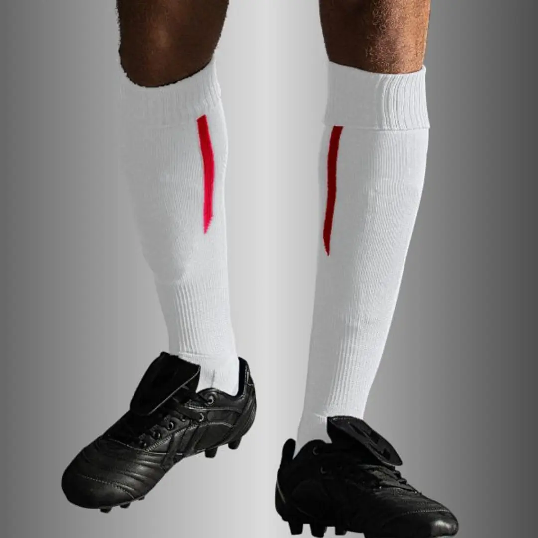 Stanno Forza II Voetbalsokken 30-34 - Wit/Rood