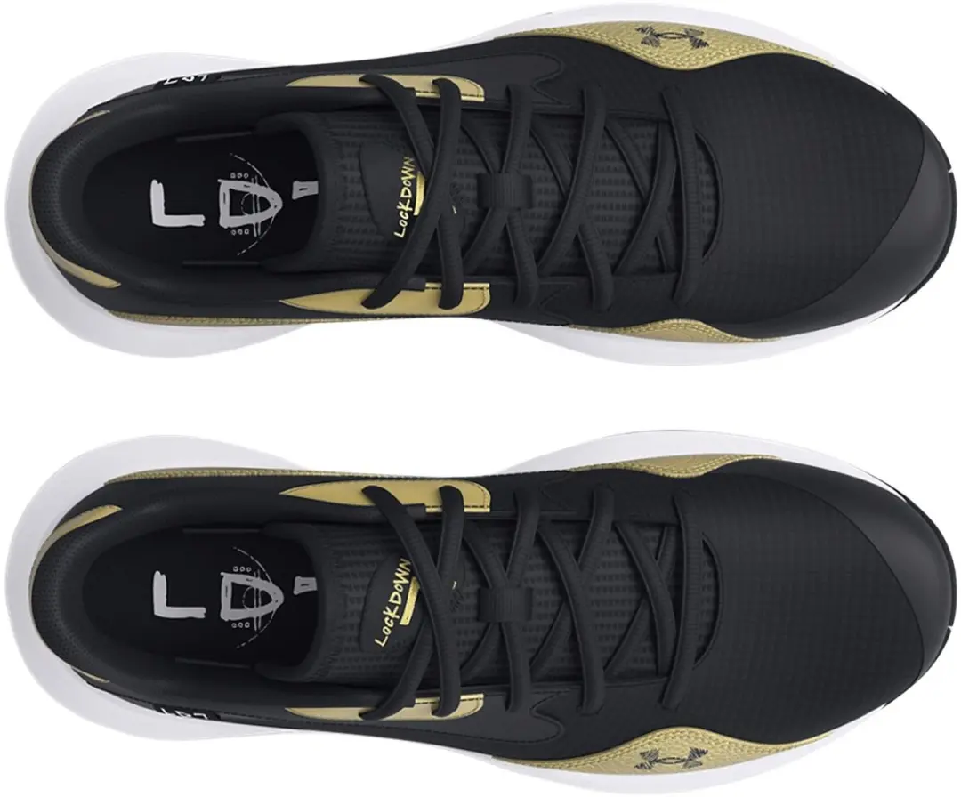 Under Armour Lockdown 7 Low Sportschoenen 42 - Zwart/Goud