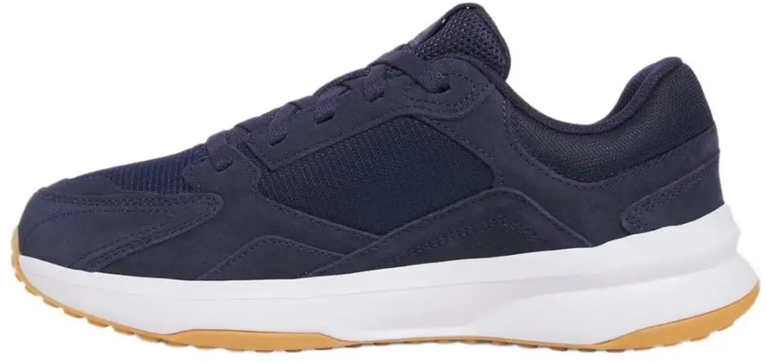 Under Armour Edge Suede Schoenen 46 - Blauw/Midnight Navy