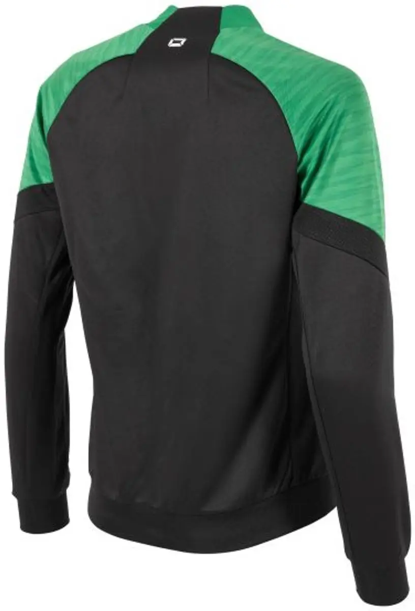 Stanno Bolt Full Zip Top Dames XS - Zwart/Groen - afbeelding 6 van 6
