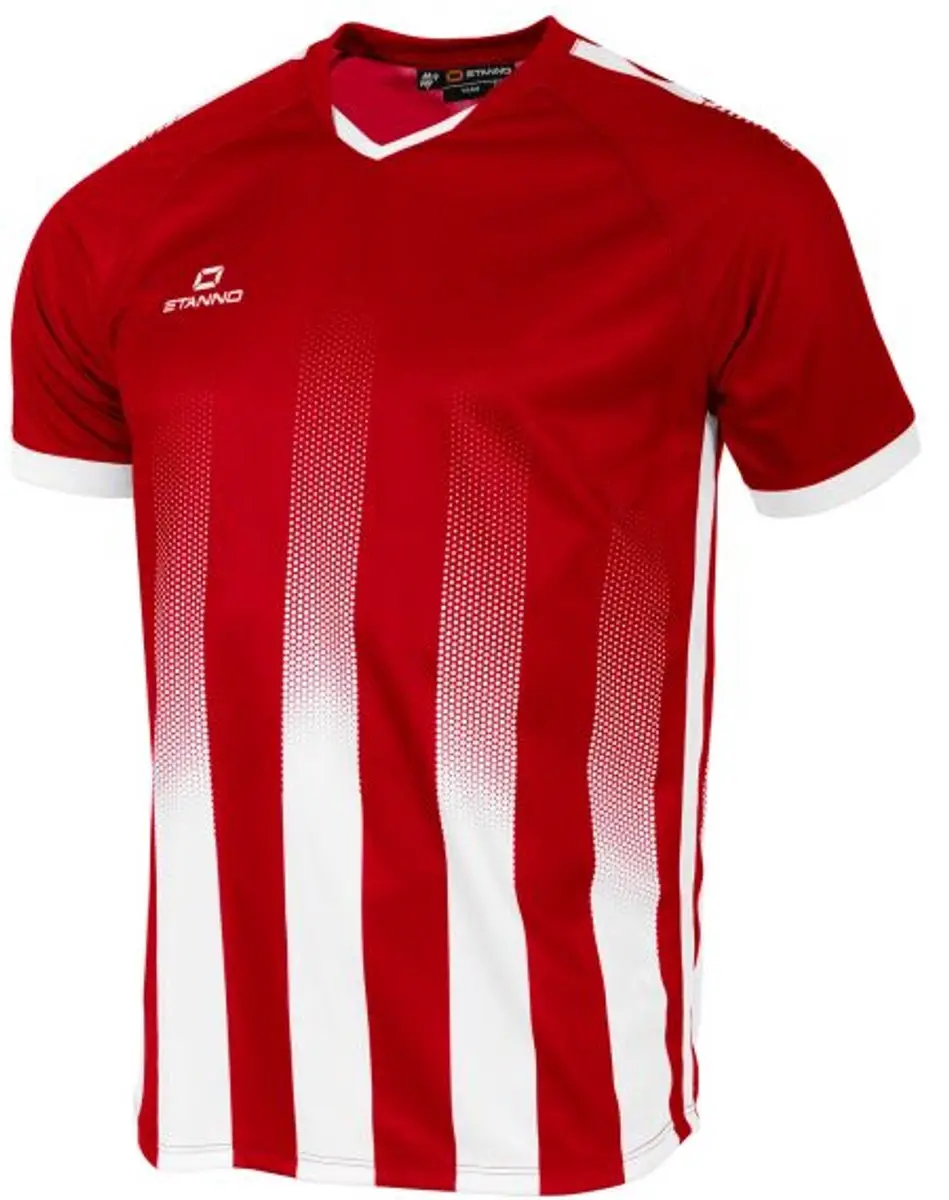 Stanno Vivid Shirt - Rood/Wit - XXXL