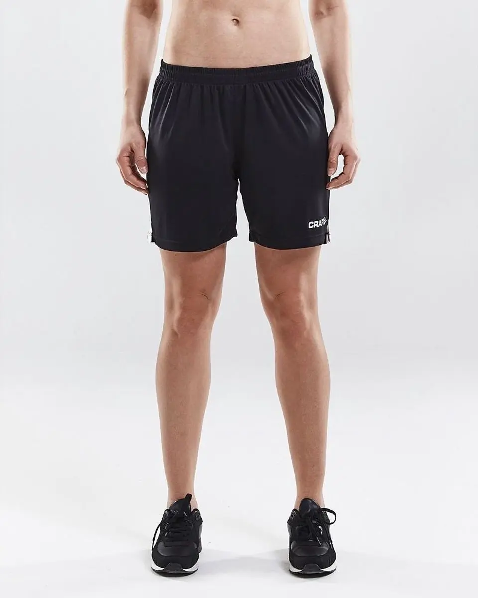 Craft Progress Contrast Short Dames - L - Zwart/Wit
