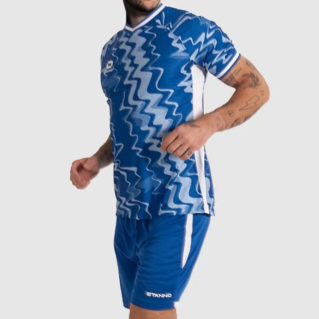 Stanno Wave Shirt 116 - Blauw/Wit - afbeelding 6 van 6