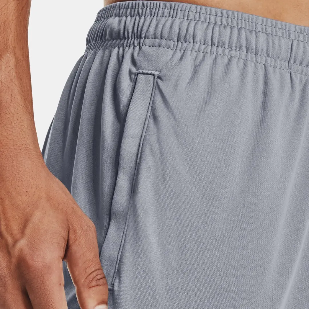 Under Armour TECH Graphic Short Heren - L - Steel/Zwart