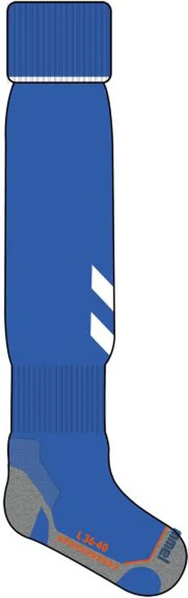 Hummel Primary Sokken - Maat 45-48 - Blauw/Wit