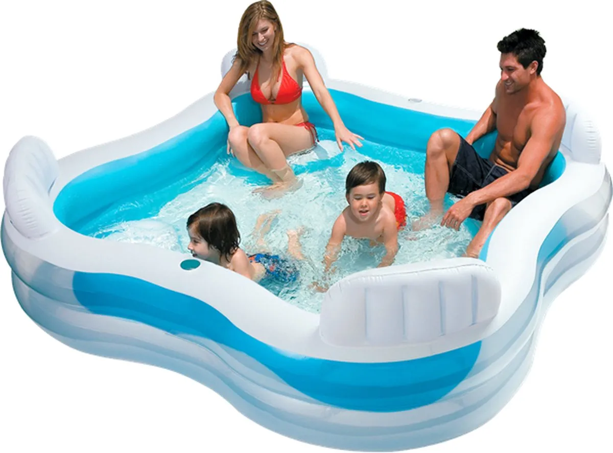 Intex Familiezwembad 34879 - 229cm Blauw