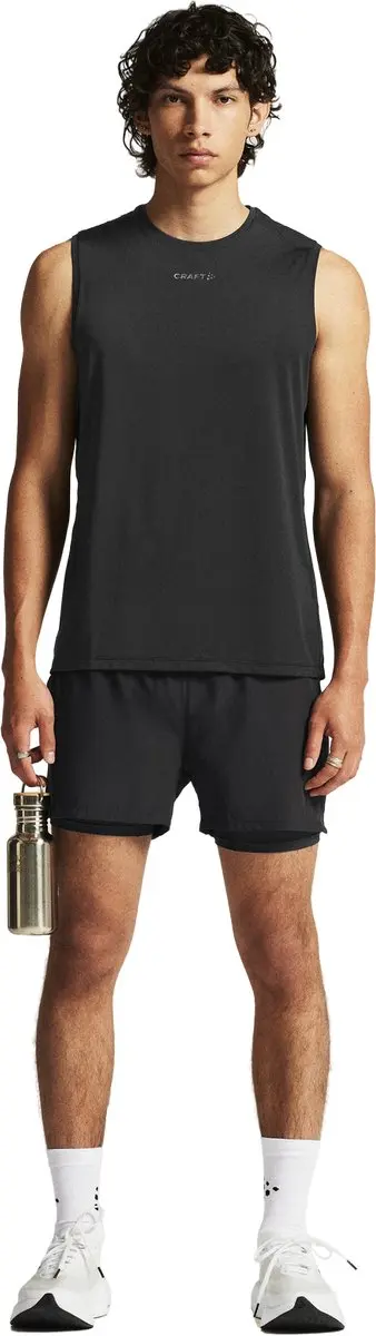 Craft ADV Essence SL Tee 2M Heren Sportshirt - Zwart - afbeelding 6 van 6
