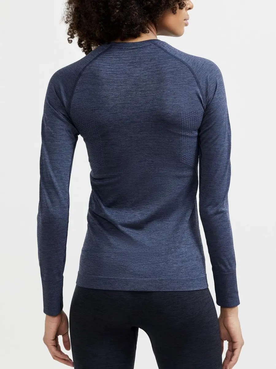 Craft Thermoshirt Dames Lange Mouw - Maat M - Donkerblauw - afbeelding 6 van 6