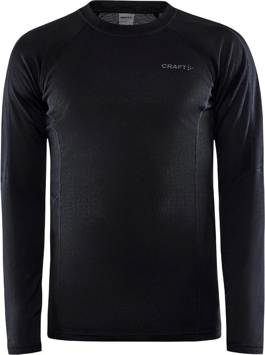 Craft Core Warm Baselayer Shirt Heren M - Zwart - afbeelding 6 van 6
