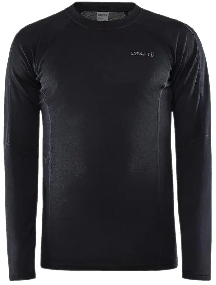 Craft Core Warm Baselayer Shirt Heren M - Zwart