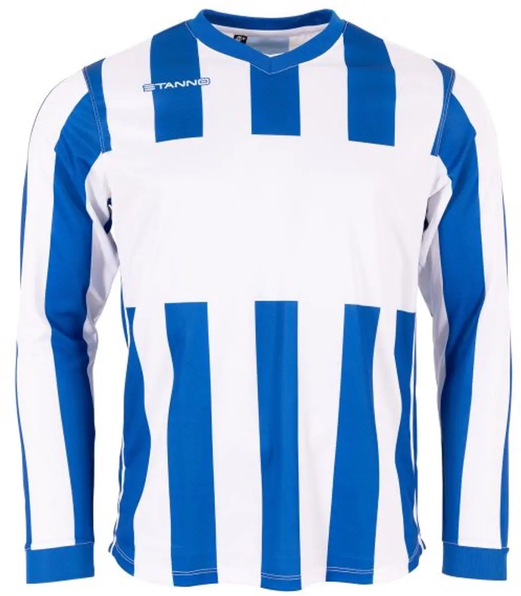 Stanno Aspire Long Sleeve Shirt L - Blauw/Wit