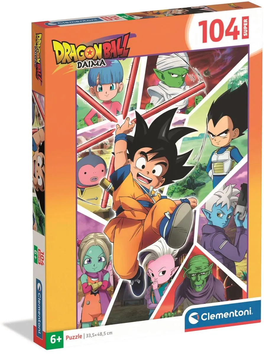 Clementoni Dragon Ball Daima Puzzel 104 Stuks - Multikleur