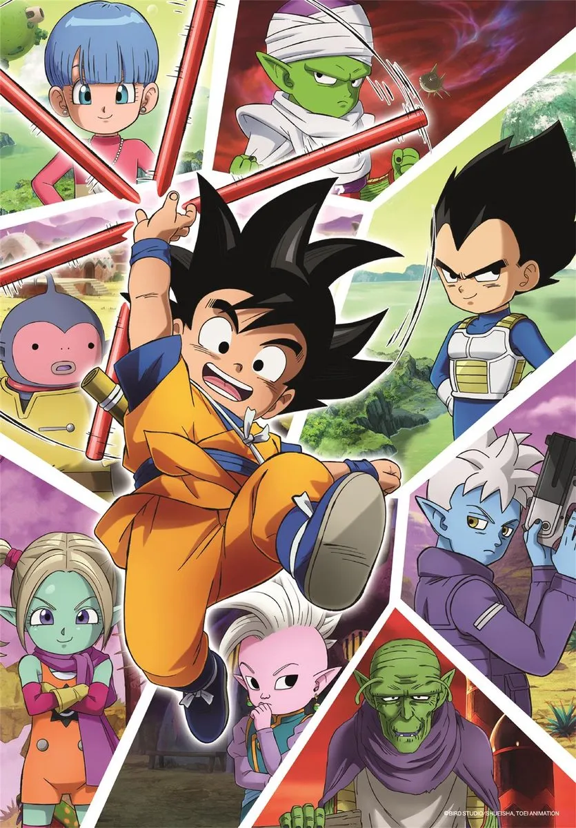 Clementoni Dragon Ball Daima Puzzel 104 Stuks - Multikleur