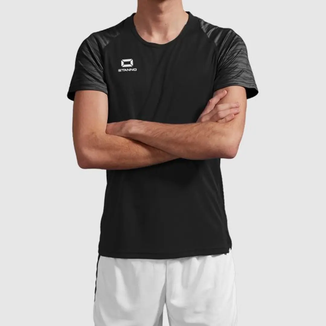 Stanno Bolt T-Shirt - L - Zwart