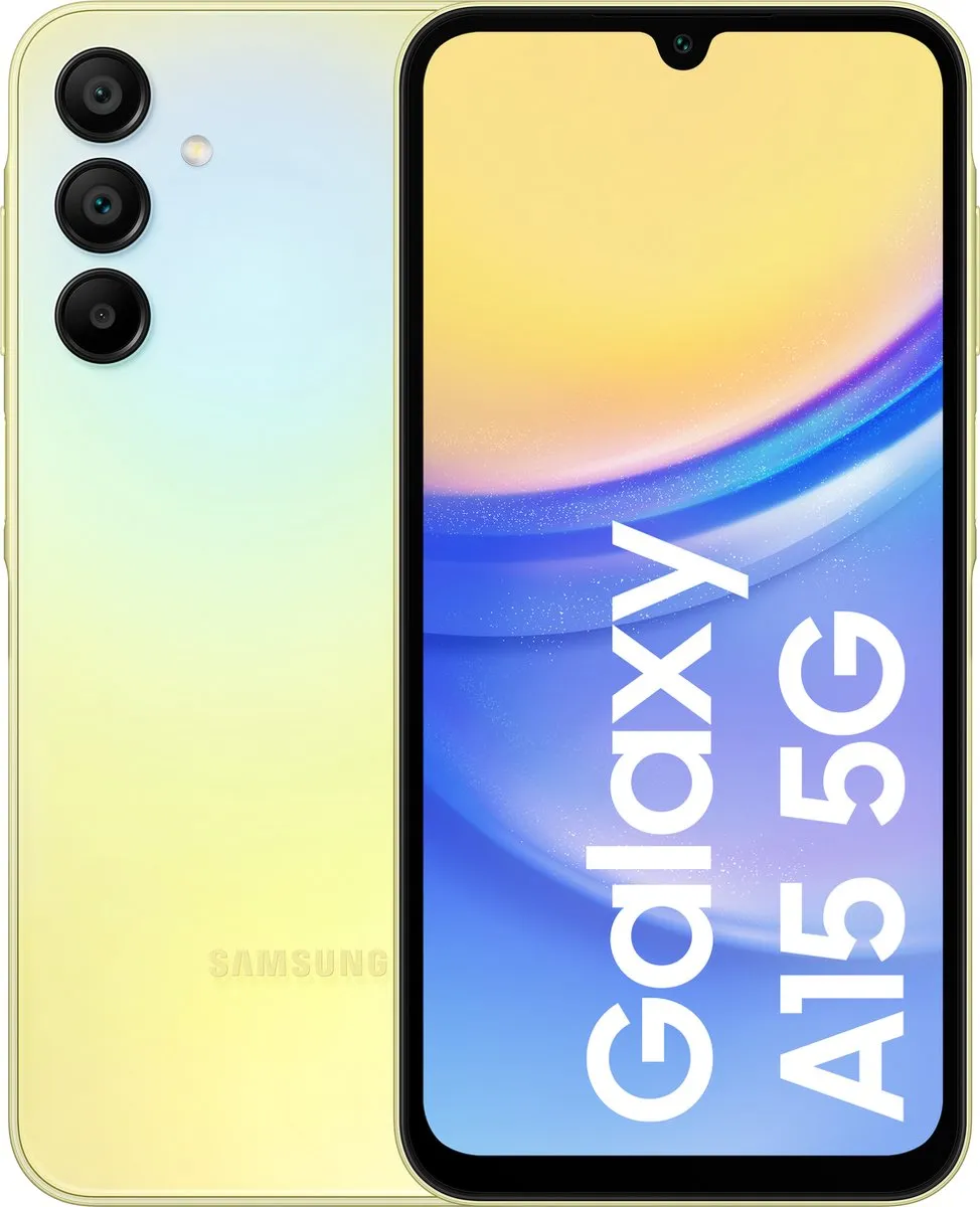 Samsung Galaxy A15 5G SM-A156BZYDEUB - 128GB - Geel