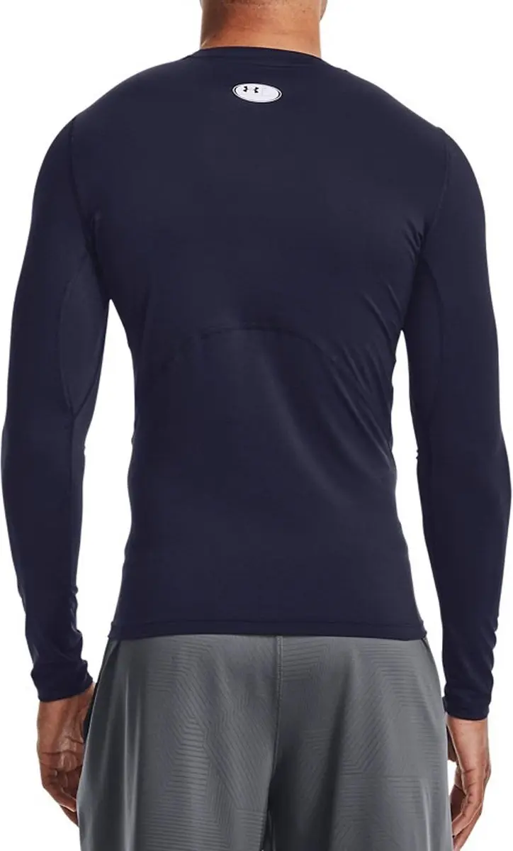 Under Armour HG Armour Comp LS Heren Shirt - Navy/Wit