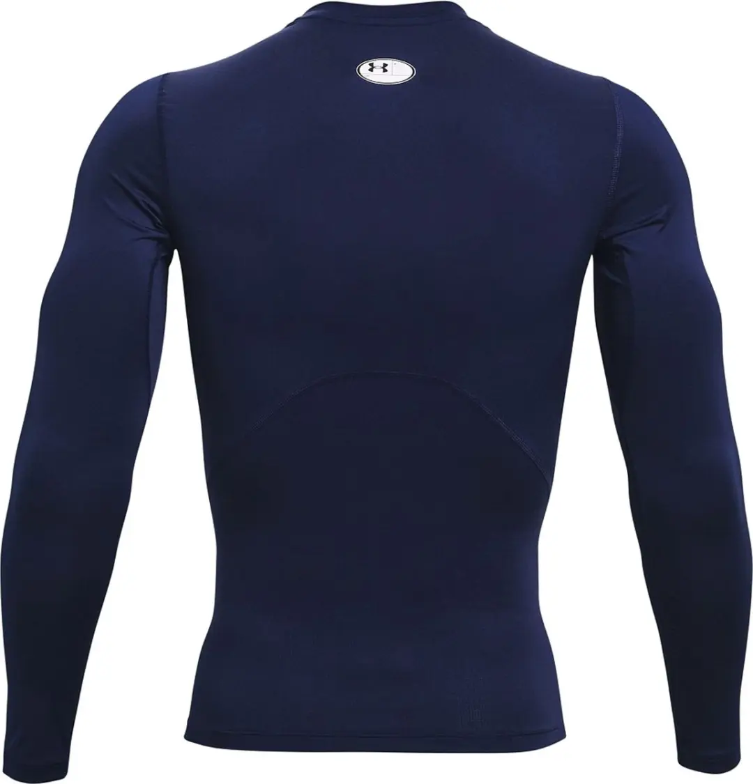 Under Armour HG Armour Comp LS Heren Shirt - Navy/Wit