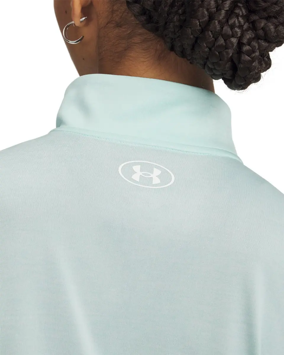 Under Armour Tech 1/2 Zip Twist-GRN Dames Sporttrui - S - Refresh Mint/Wit