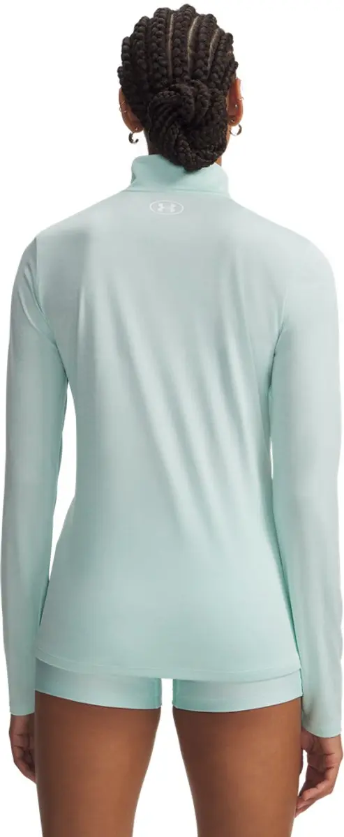 Under Armour Tech 1/2 Zip Twist-GRN Dames Sporttrui - S - Refresh Mint/Wit