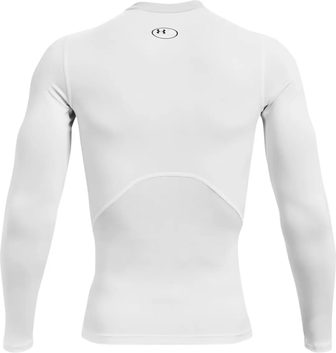 Under Armour UA HG Armour Comp LS Heren Sportshirt - Wit/Zwart