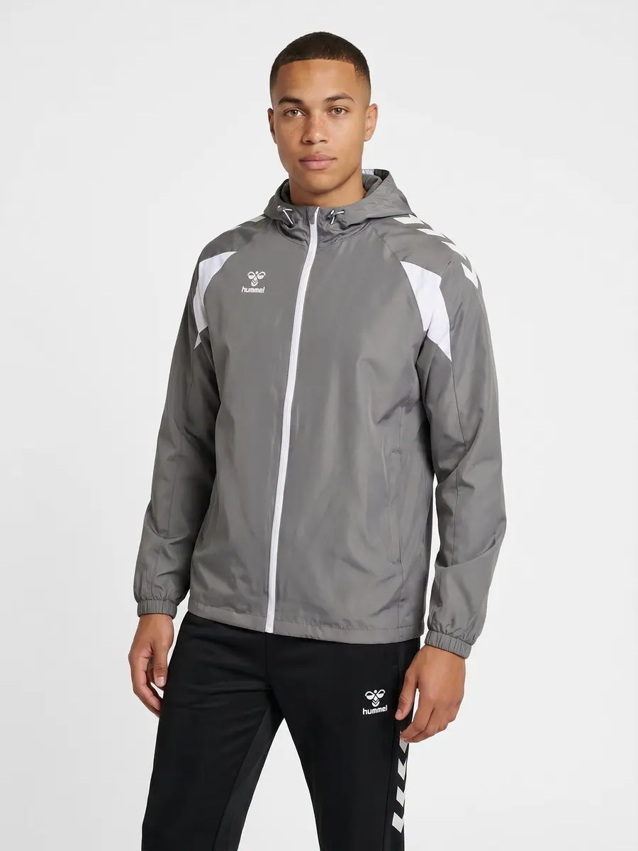 Hummel HMLCORE 2.0 All-Weather Jacket - Steel Gray/Wit