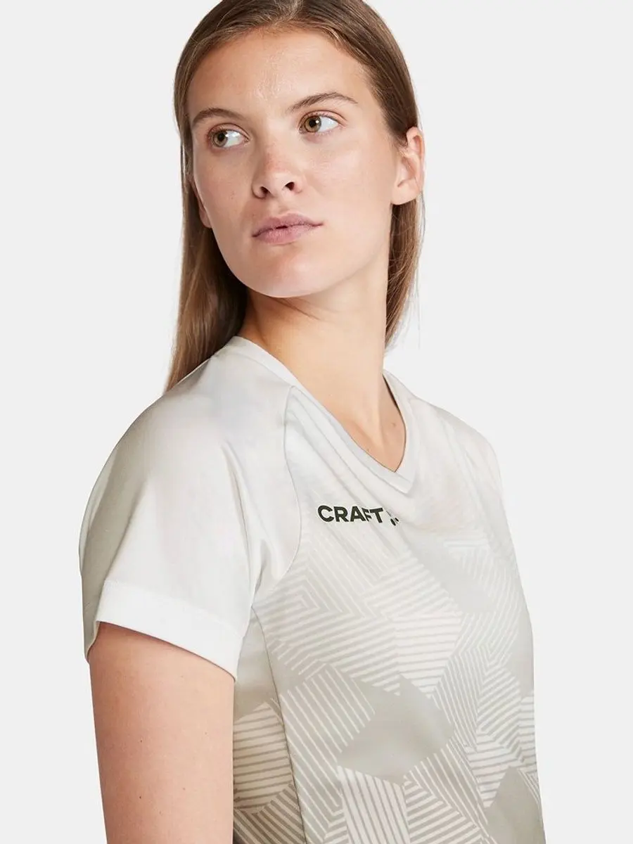 Craft Premier Fade Shirt Dames Korte Mouw - Wit S