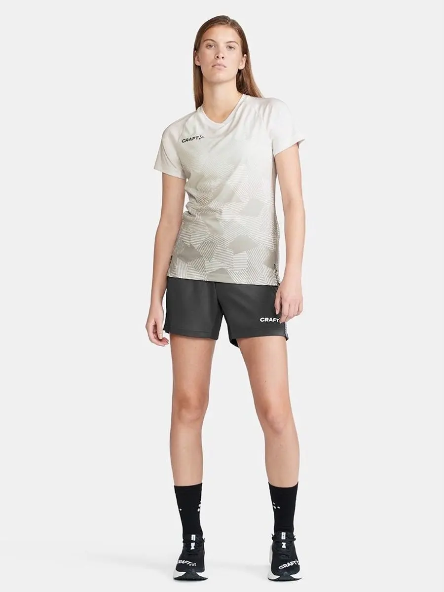 Craft Premier Fade Shirt Dames Korte Mouw - Wit S