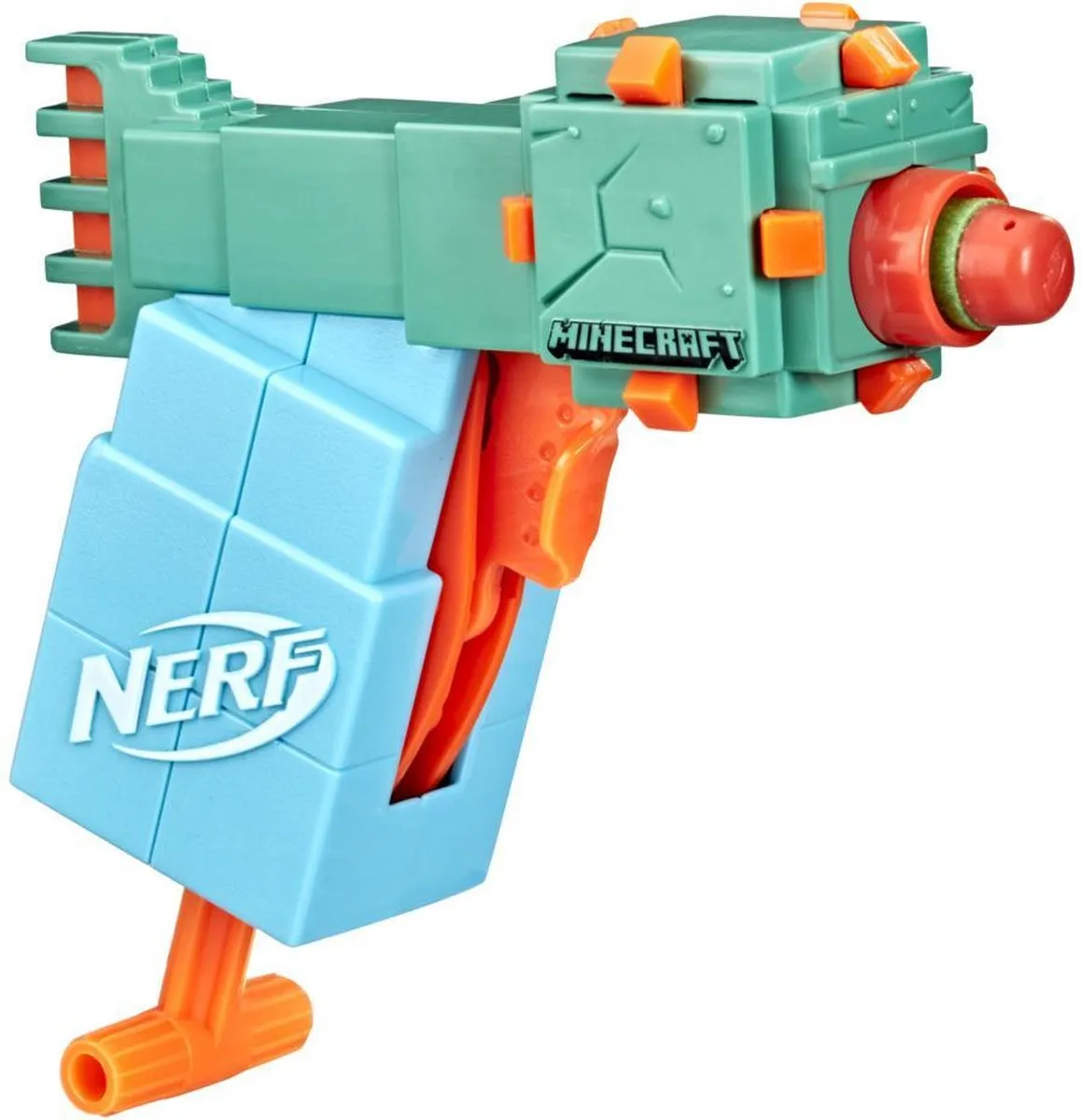 Nerf Microshots Minecraft Guardian F4422 - Blauw/ Groen/ Oranje