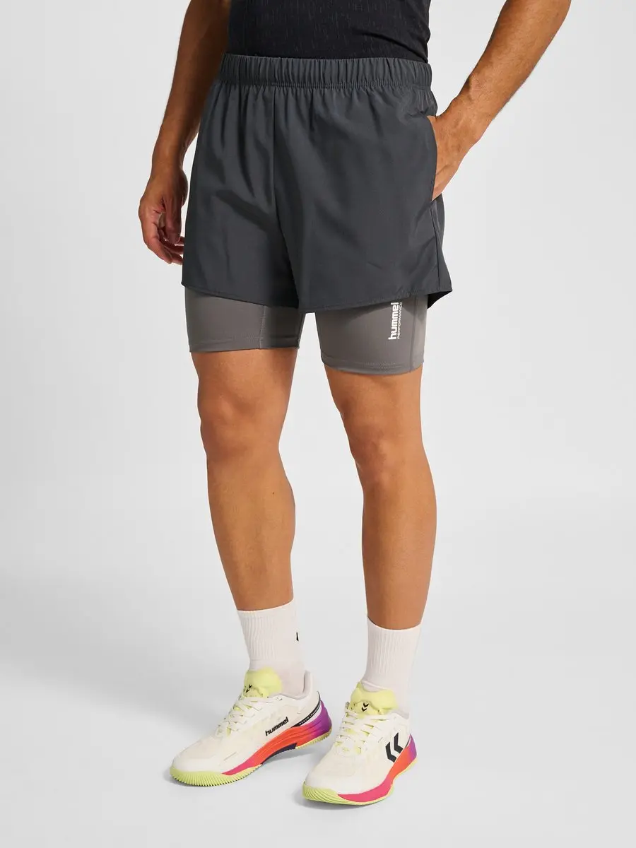 Hummel Intensity W 2-in-1 Sportshort - Ebony - XL