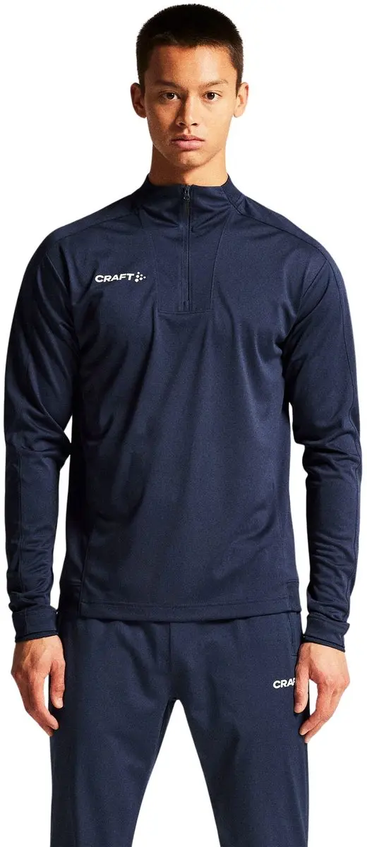 Craft Evolve 2.0 Half Zip Longsleeve Shirt Heren - XXL - Navy