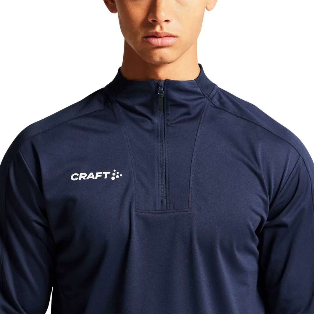 Craft Evolve 2.0 Half Zip Longsleeve Shirt Heren - XXL - Navy