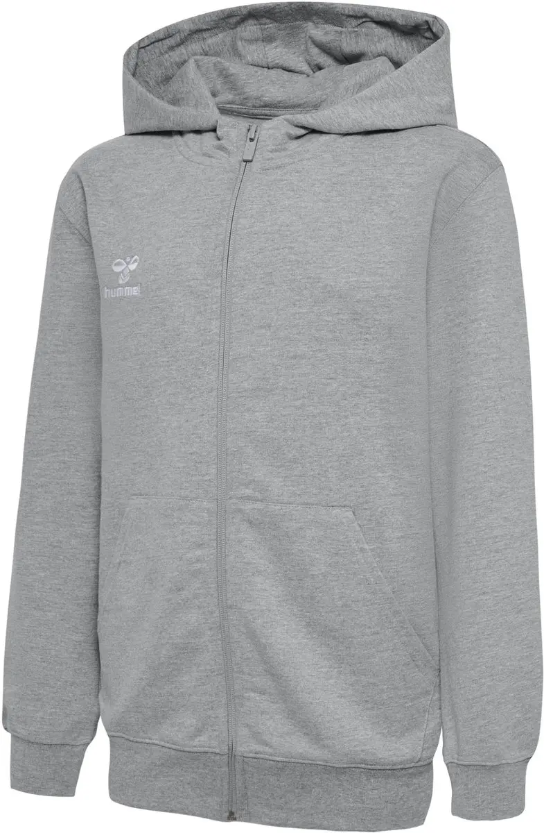 Hummel Hmlgo 2.0 Zip Hoodie Kids 140 - Grey Melange