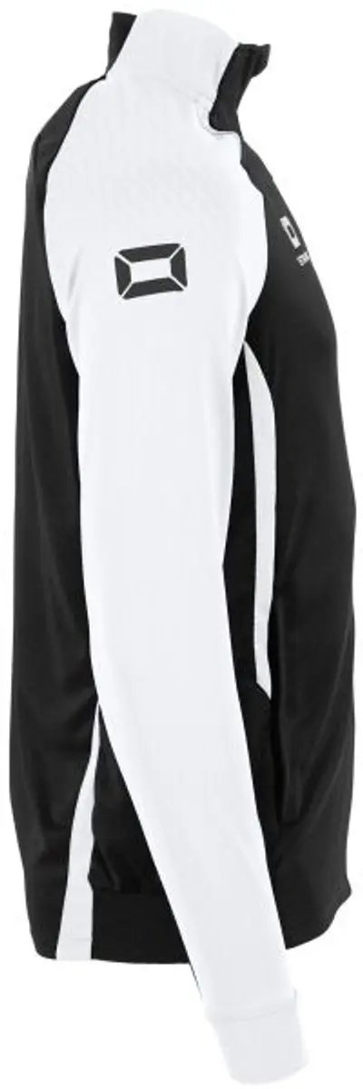 Stanno Stadio Full Zip Top 140 - Zwart/Wit