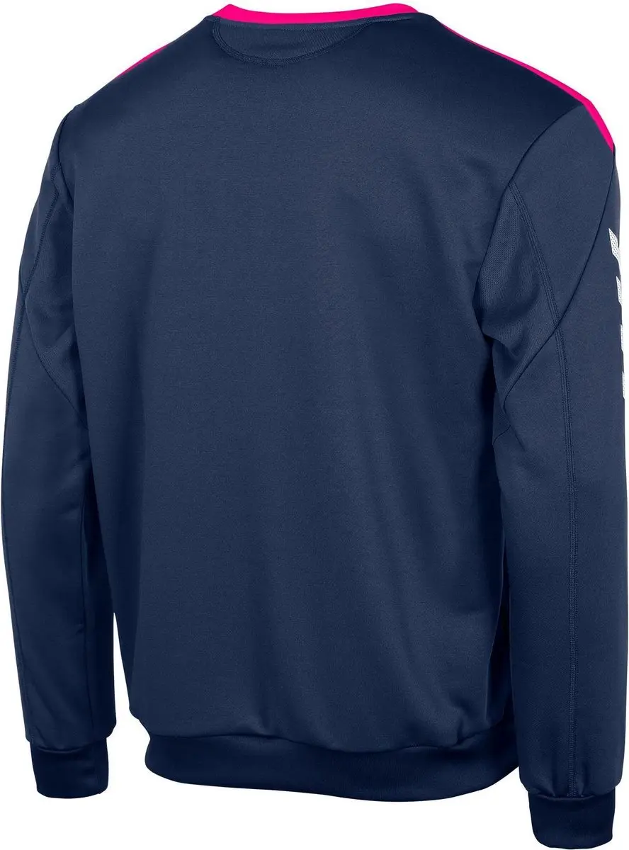 Hummel Valencia Top Round Neck Sporttrui 140 - Navy/Rozeroze