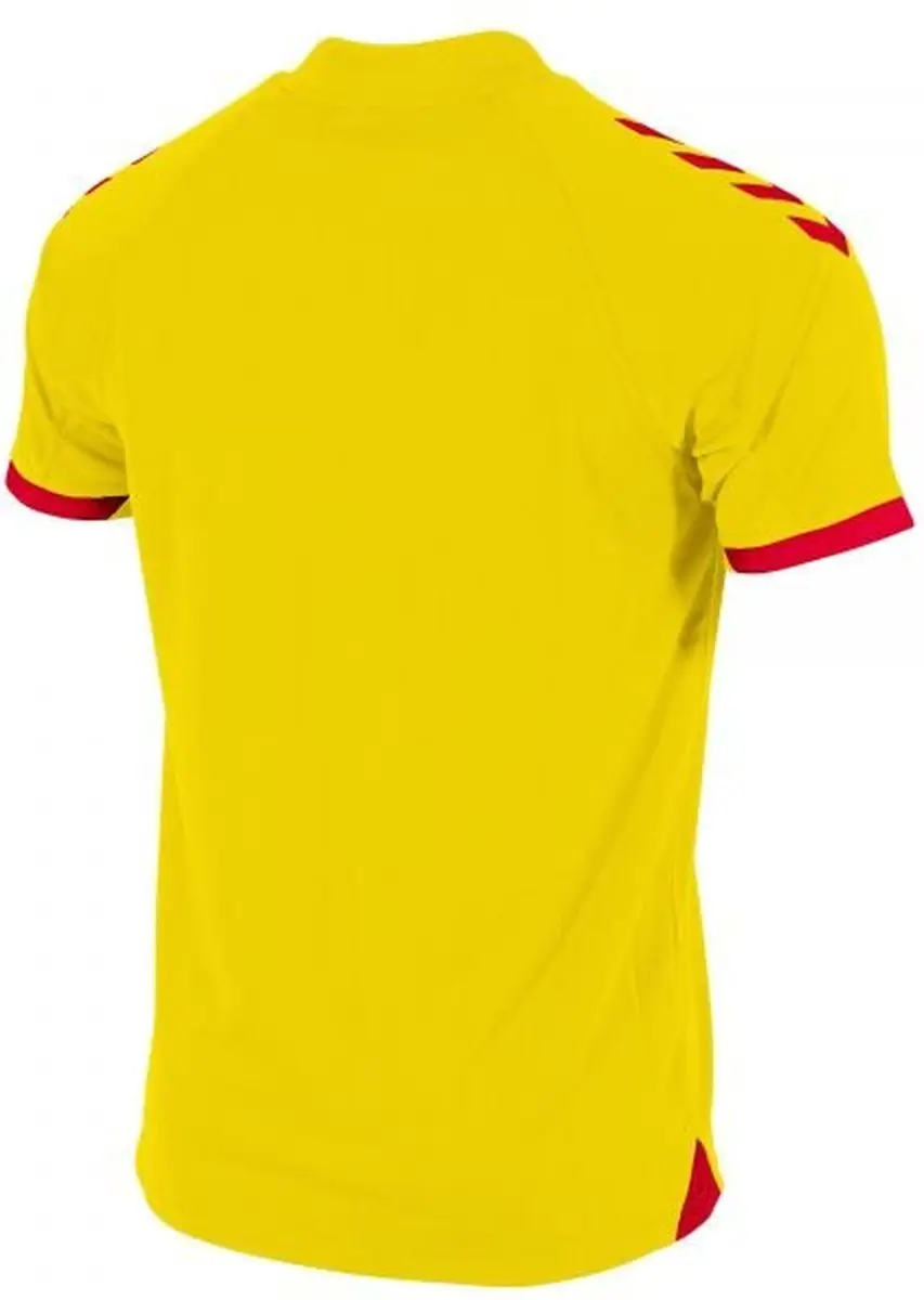 Hummel Fyn Shirt Korte Mouw Kinderen - Geel - Maat 140 - afbeelding 6 van 6