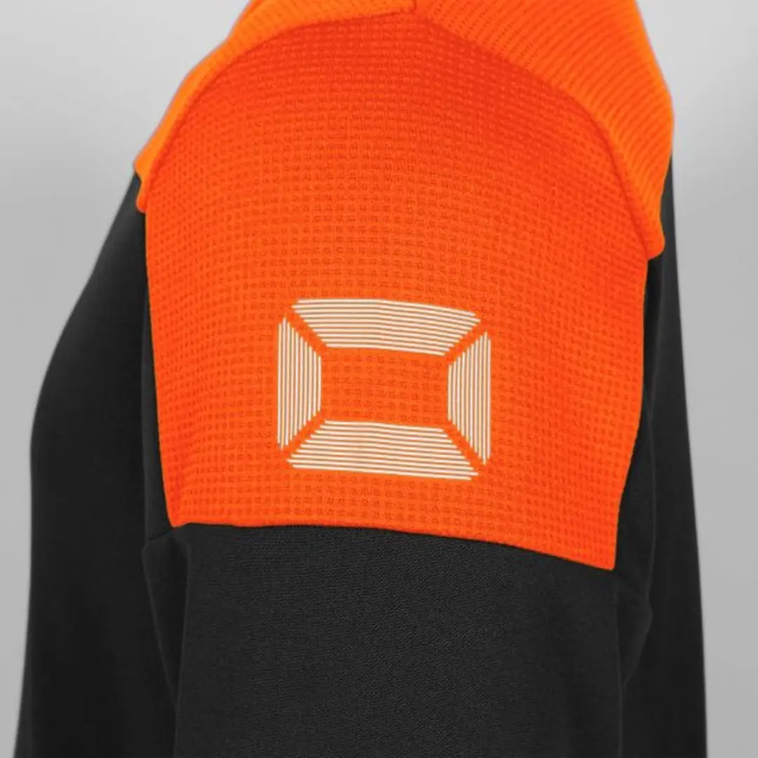 Stanno Pride Top Round Neck Sporttrui S - Zwart/Orange - afbeelding 6 van 6