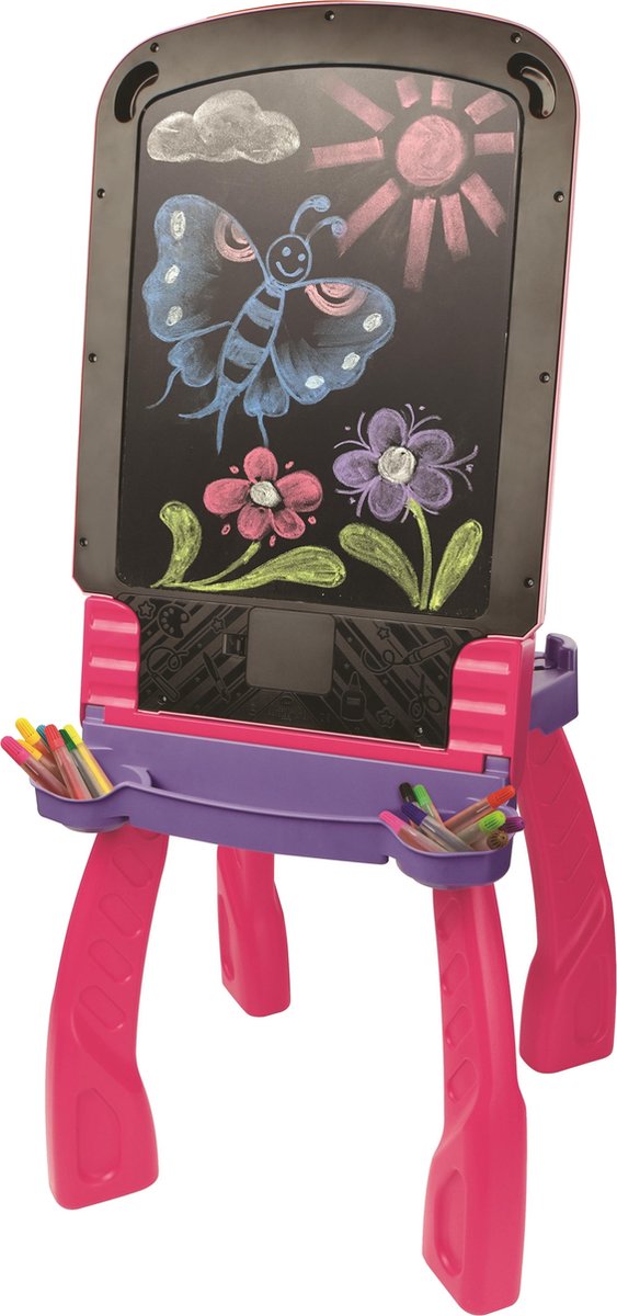 VTech DigiArt Magi chevalet interactif 3 en 1 rose Meisjes (in het Frans)