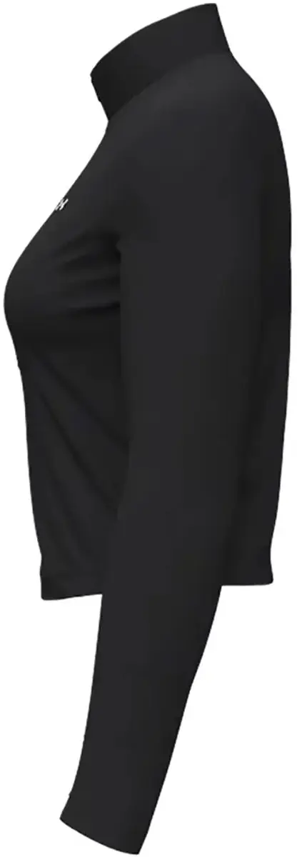 Under Armour Motion Half Rits Lange Mouw T-shirt XS - Zwart