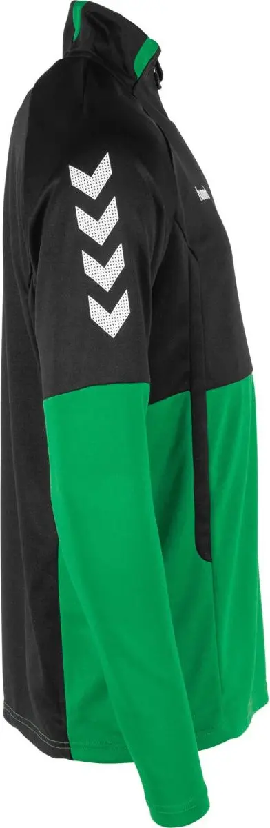 Hummel Authentic 1/4 Zip Sporttrui - Maat L - Groen