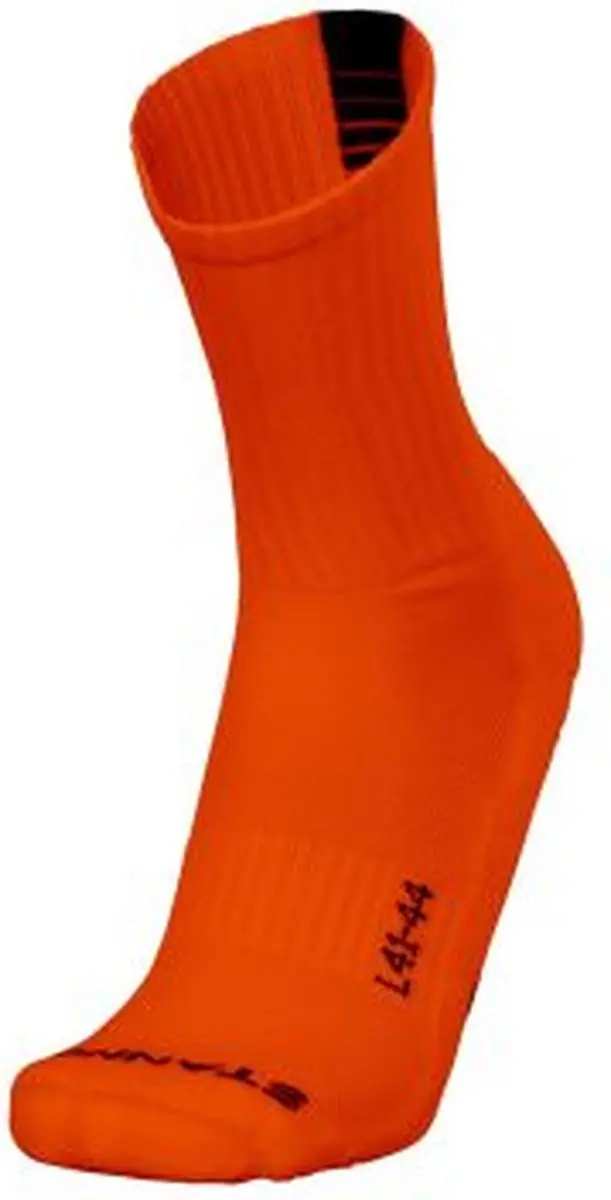 Stanno Raw Crew Sokken - Oranje/Zwart - Maat 45-48