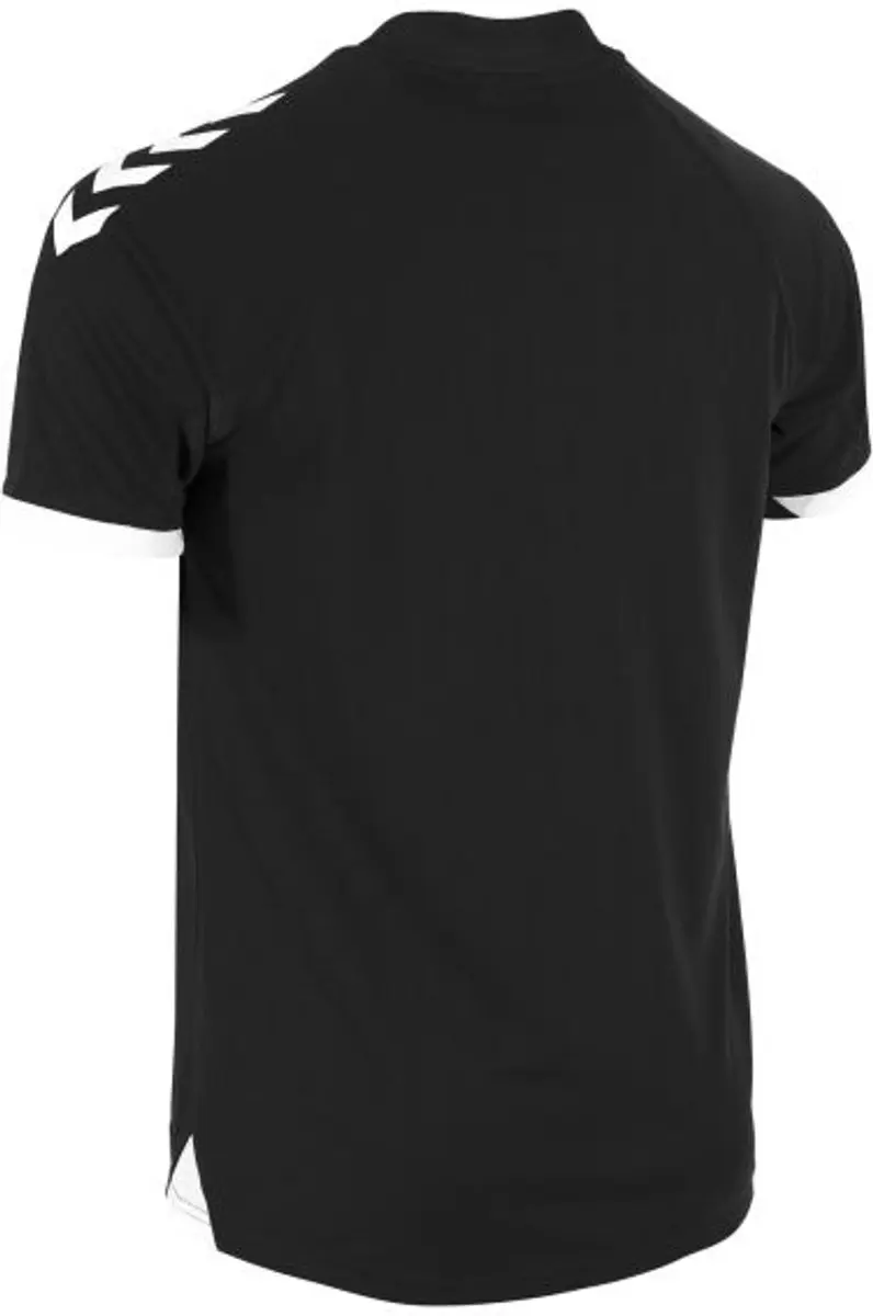 Hummel Fyn Shirt Korte Mouw Kinderen 116 - Zwart/Wit