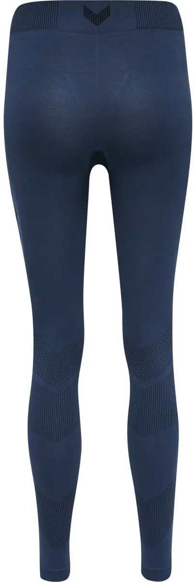 Hummel First SS Training Tight Thermobroek Dames - Blauw