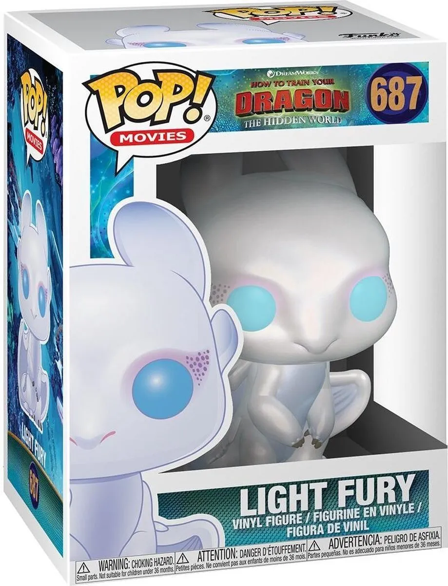 Funko Pop! Light Fury How To Train Your Dragon 36369 - Multi